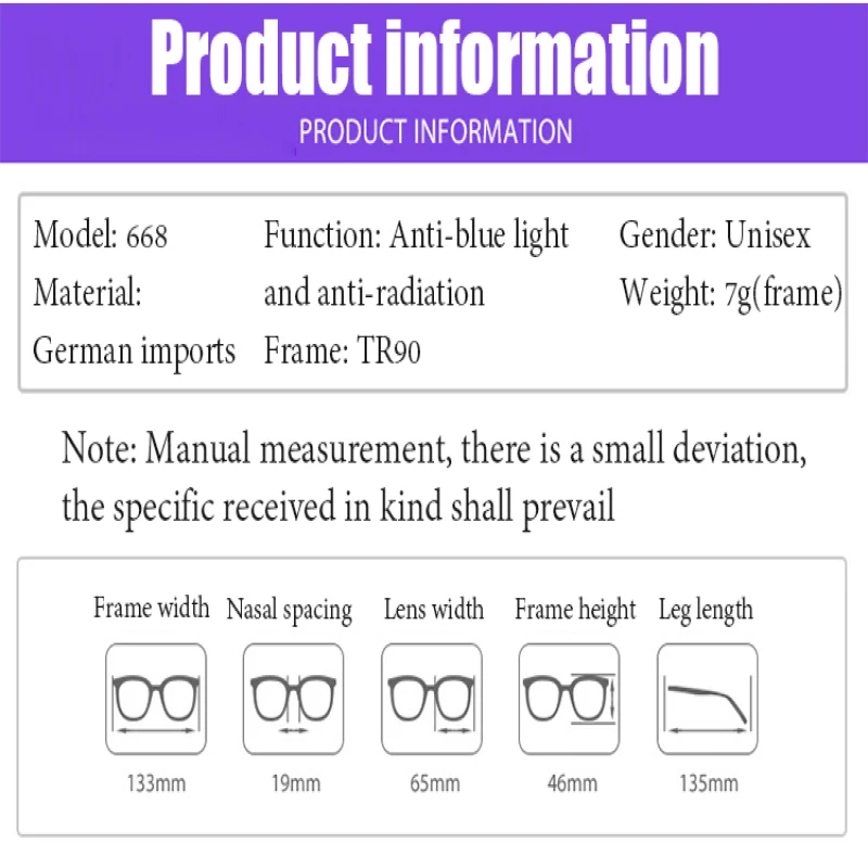 نظارات قراءة عالية الوضوح مضادة للضوء الأزرق نظارات قراءة مضادة للضوء الأزرق لقراءة HD لكبار السن في منتصف العمر