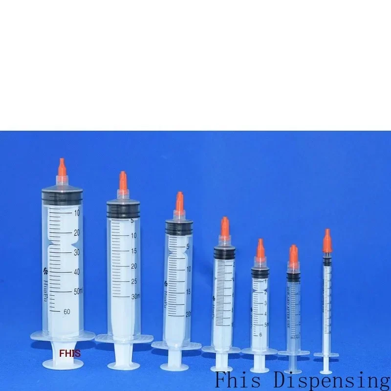 Wholesale Dispensing Syringes 1ml 3ml 5ml 10ml 20ml 30ml 50ml Plastic with Tip Red Cap Pack of 10