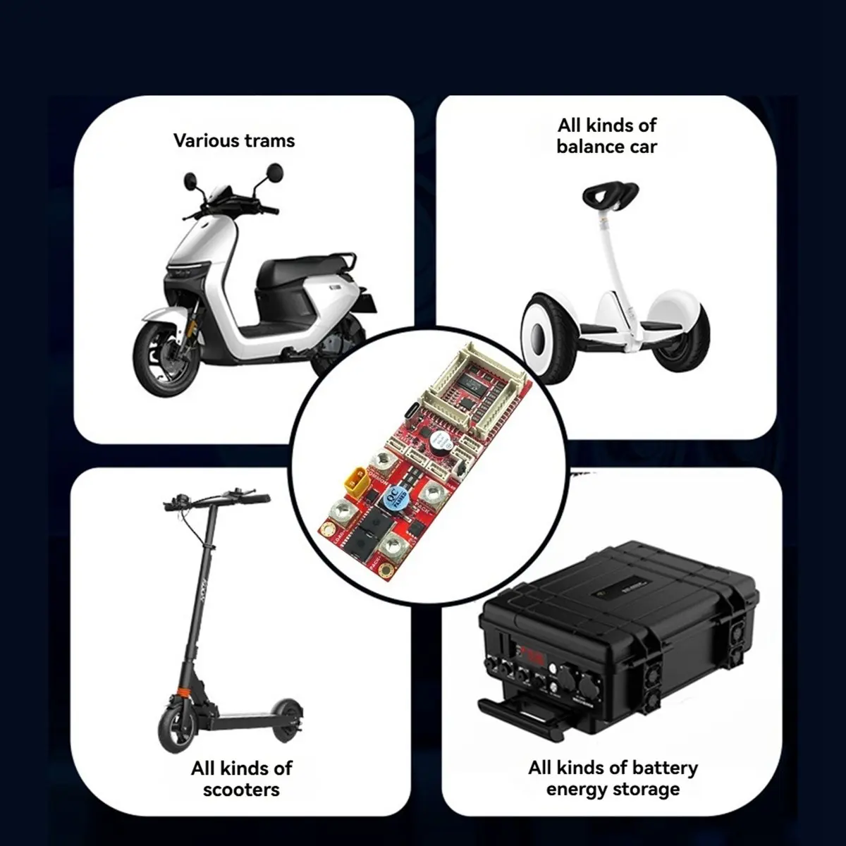 

*X07A 24S 70A Плата защиты аккумулятора Интеллектуальная интегрированная плата Несколько защиты для электрических скутеров Велосипед