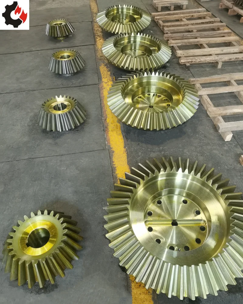 

Wangli Factory High Quality Dlloy Steel Crusher Reducer Dccessories Large Diameter Spiral Bevel Gear