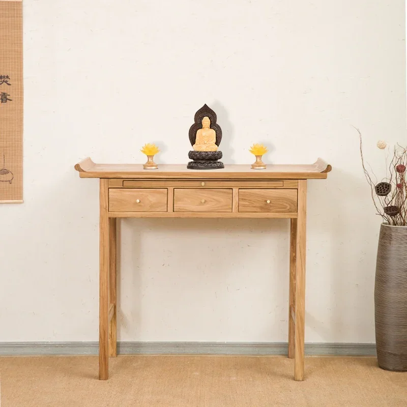 Table Modern Minimalist Altar Altar Living Room Incense Table Altar Buddha Worship Incense Burner Table