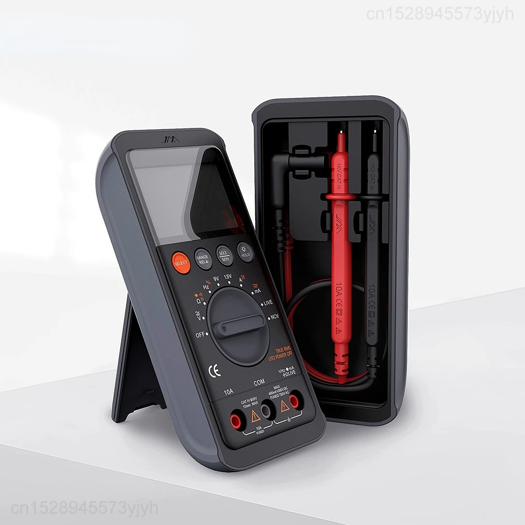 Imagem -04 - Xiaomi Jimihome Multímetro Digital ac dc Amperímetro Volt Ohm Tester Medidor com Termopar Lcd Backlight Instrumentos Elétricos