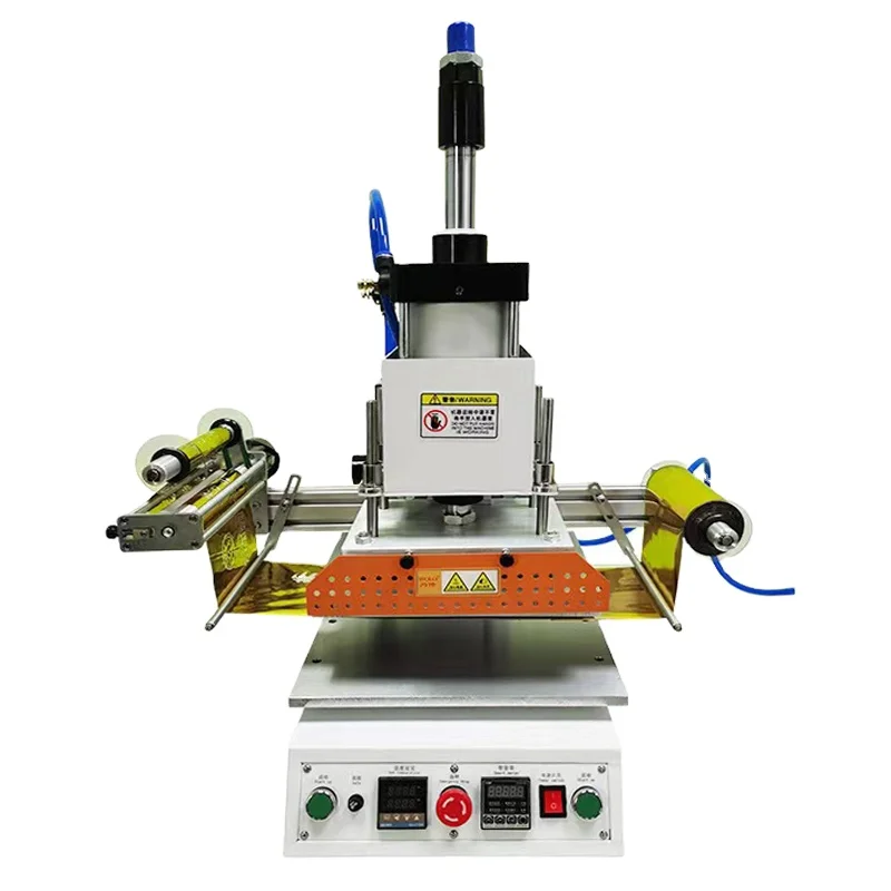 سطح المكتب التلقائي الصحافة الساخنة احباط الجلود آلة ختم البلاستيك عالية السرعة آلة ختم الرقائق الساخنة آلة طباعة الرقائق #1