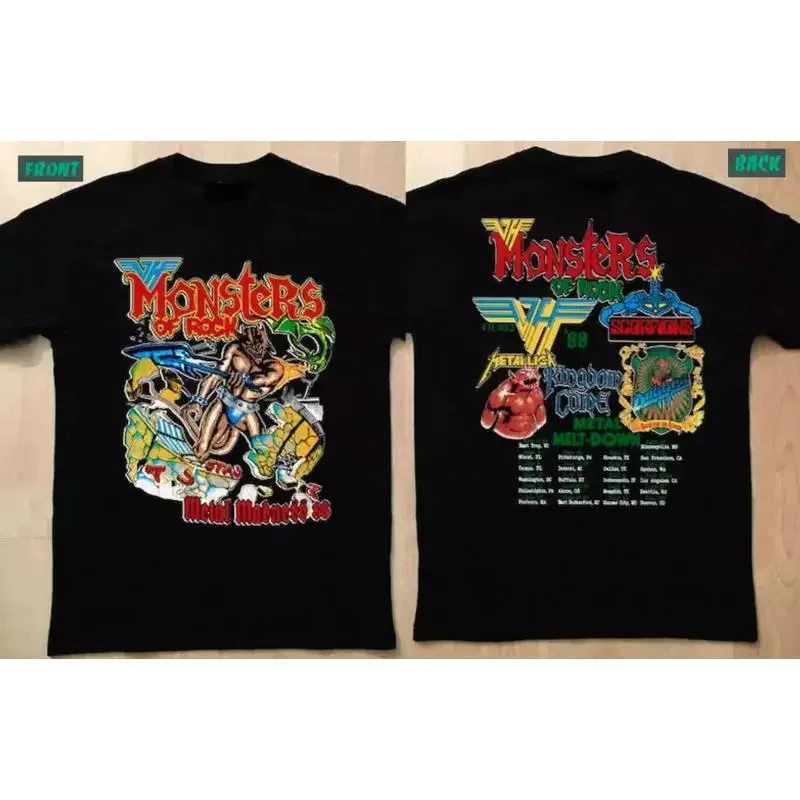 1988 Van Halen Monsters of Rock Concert T Shirt