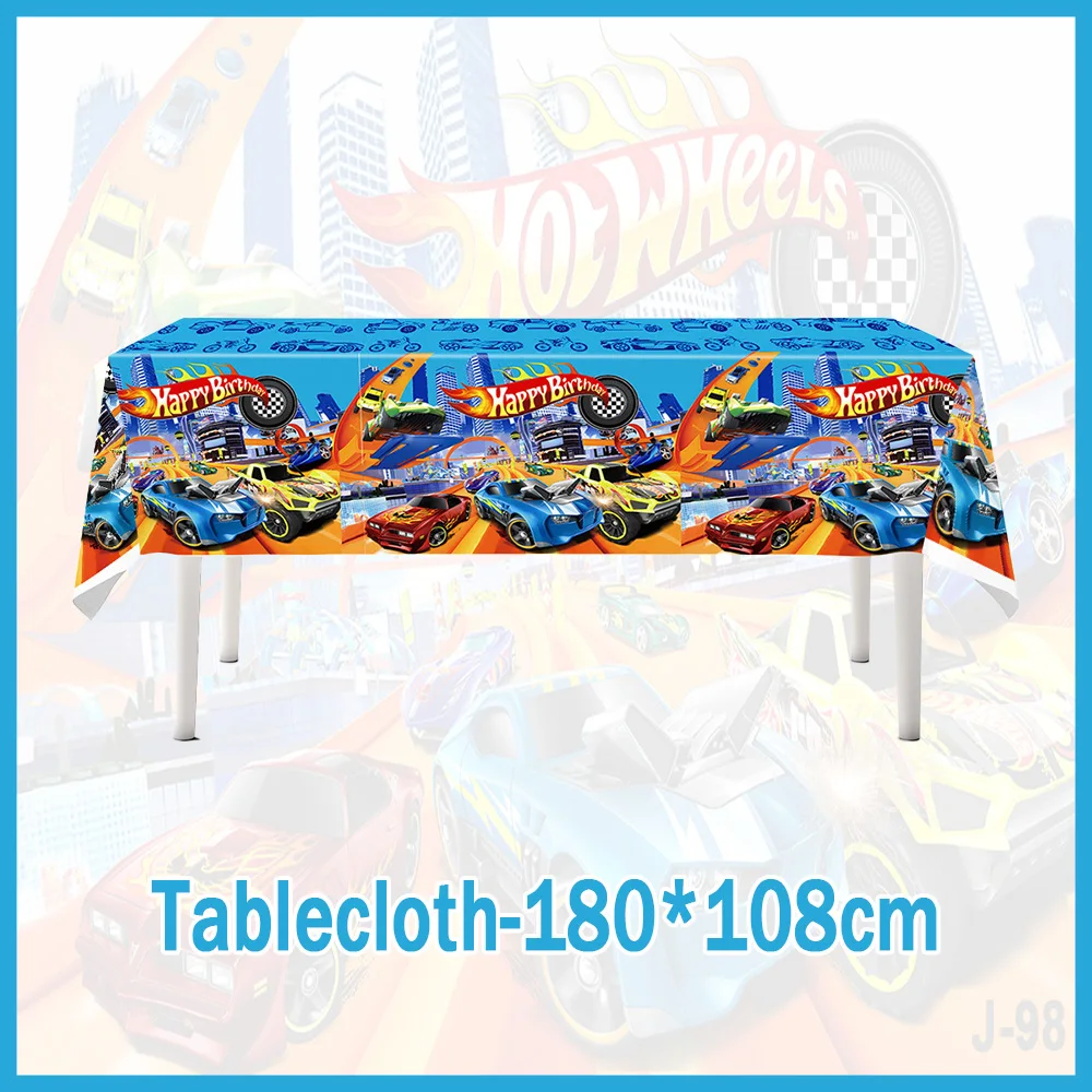 Jungen Rennwagen Geburtstagsdekorationen Karierte Flagge Tischdeko Banner Cupcake-Topper Kinder Rennauto Themenparty Zubehör – Detail 6