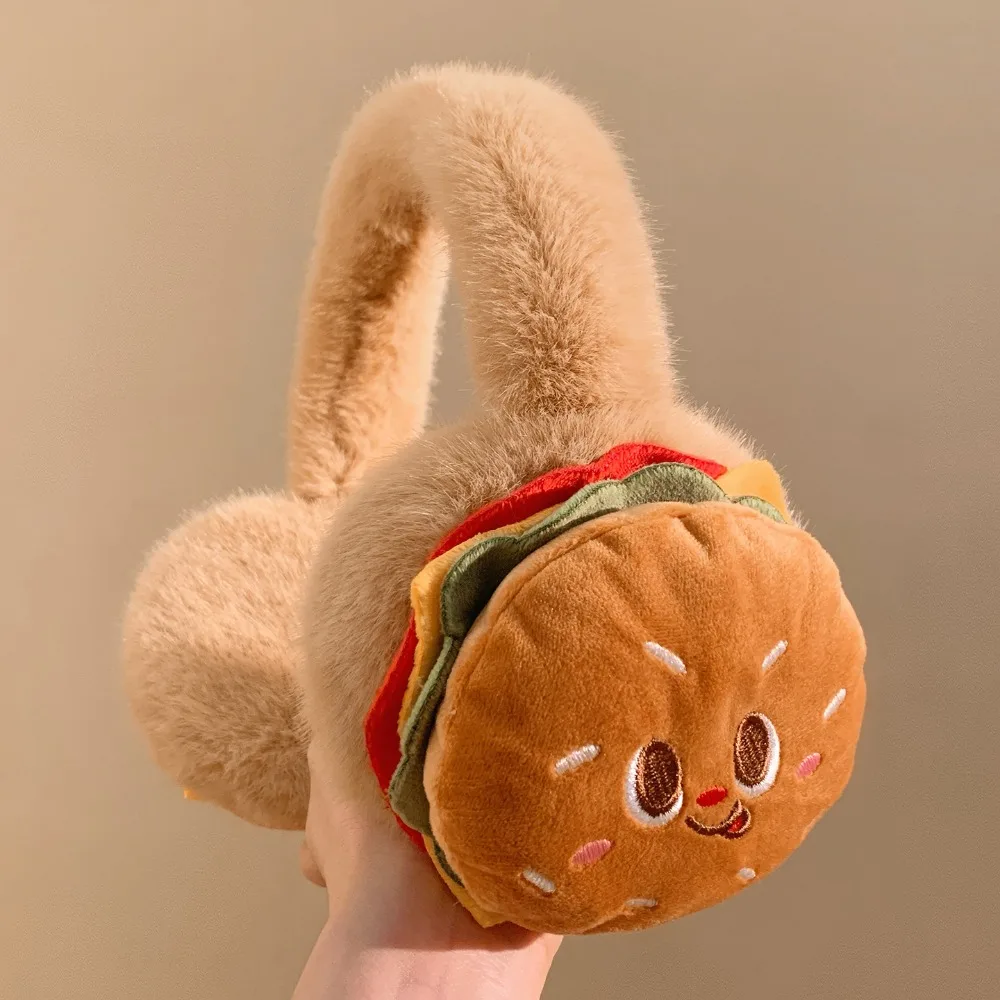 protetores-de-orelha-em-forma-de-hamburguer-de-desenho-animado-macios-forrados-e-felpudos-aquecedores-de-orelha-termicos-e-a-prova-de-vento-para-mulheres-e-meninas