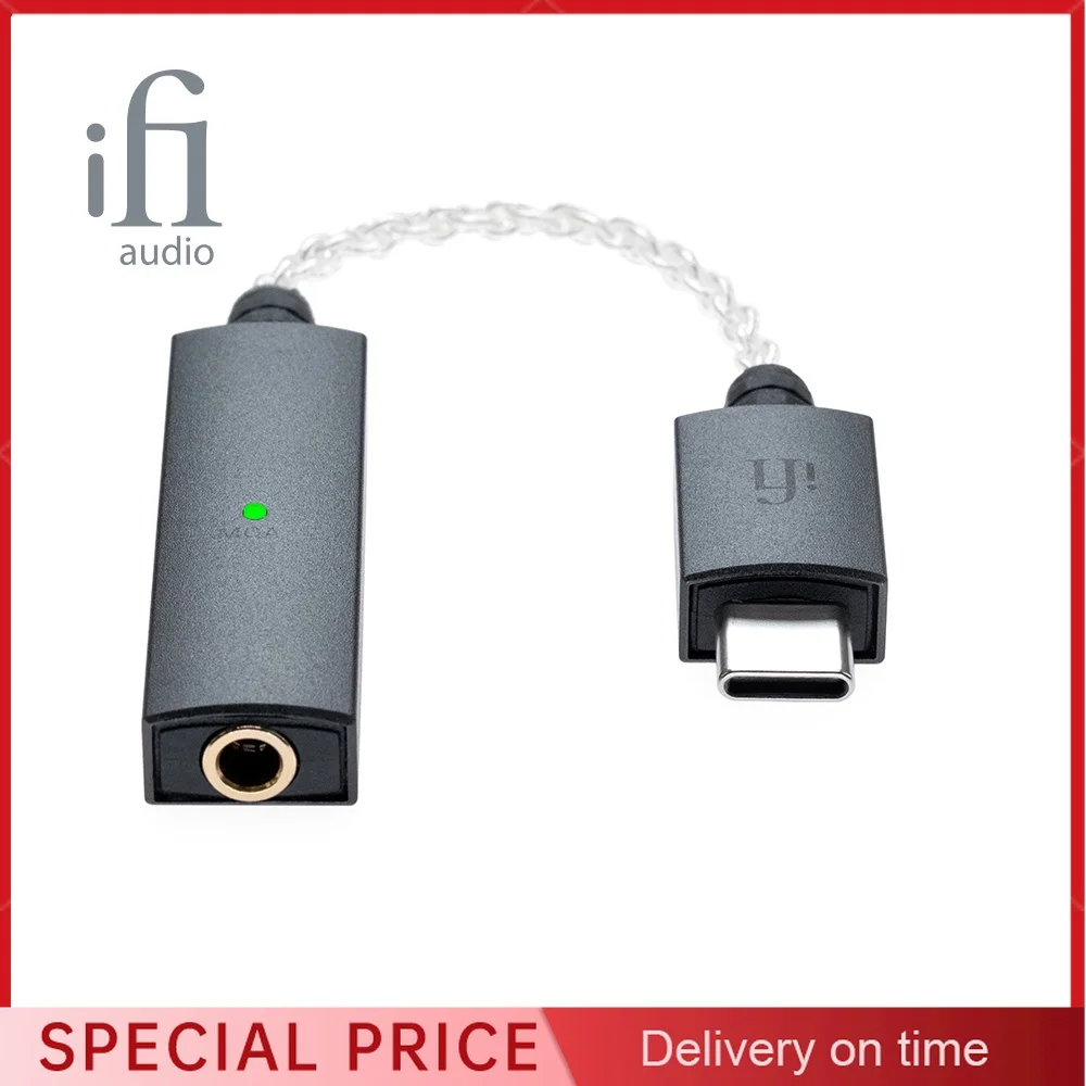 

iFi GO link Portable USB Balanced DAC Headphone Amplifier Dongle Dynamic Range Enhancement Total Harmonic Distortion Decoder