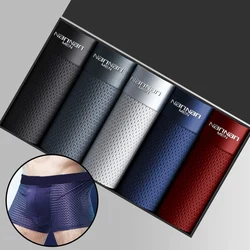 Calzoncillos Hombre Boxers hombre ropa interior hombre Calzoncillos de Gran Tamaño para Hombre, Ropa Interior Transpirable con Agujero, Bragas Boxer de Hombres