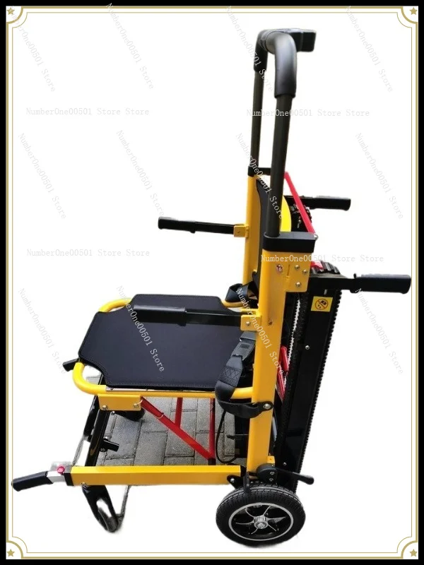 Electric Crawler Stair Climbing Wheelchair, Automatic Stair Lift for Elderly and Disabled Users