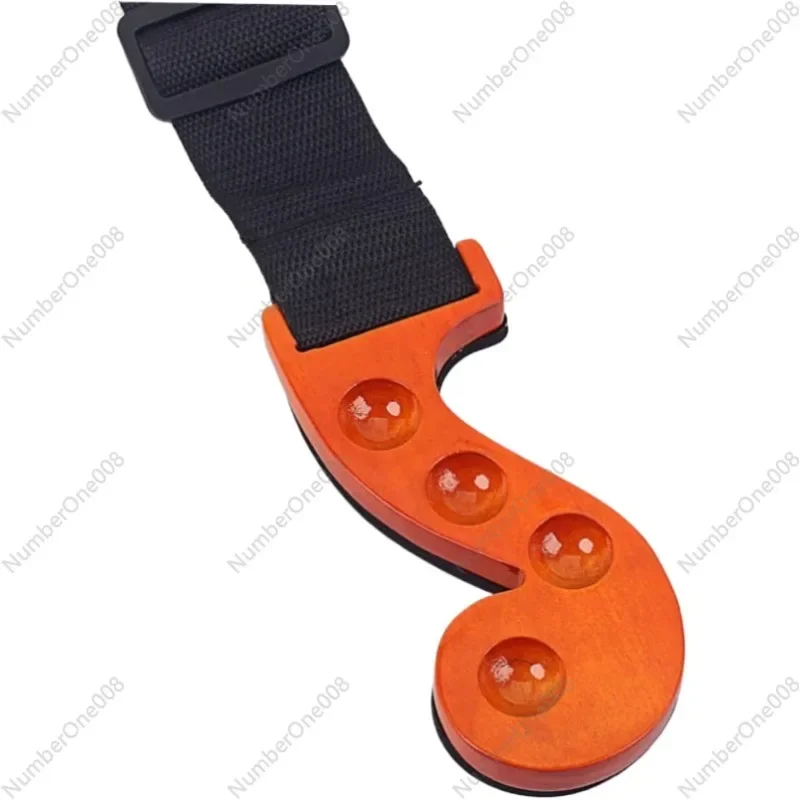 Violin Head Wooden Cello Anti-Slip Mat Non-Slip Board Foot Support Anti-Slip Strap Accessories Musical Instrument