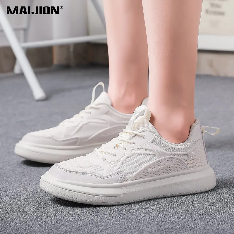 

Women's Sneakers Flats Men's Skateboarding Shoes Couple Lightweight Comfortable Casual Footwear Walking Fashion White Shoes