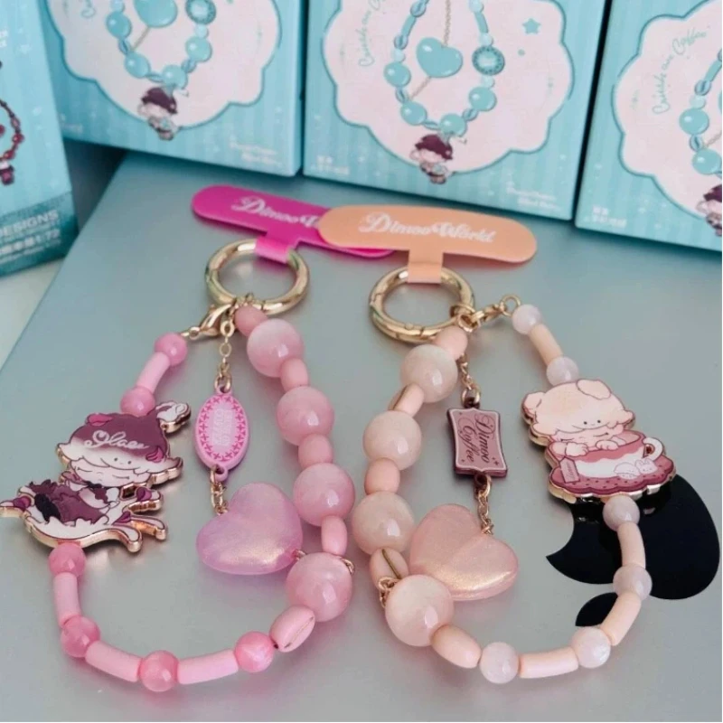 

Genuine New Popmart Dimoo World Series Blind Box Mobile Phone Pendant Chain Fashion Toy As Collect Gifts For Girl Mystery Box