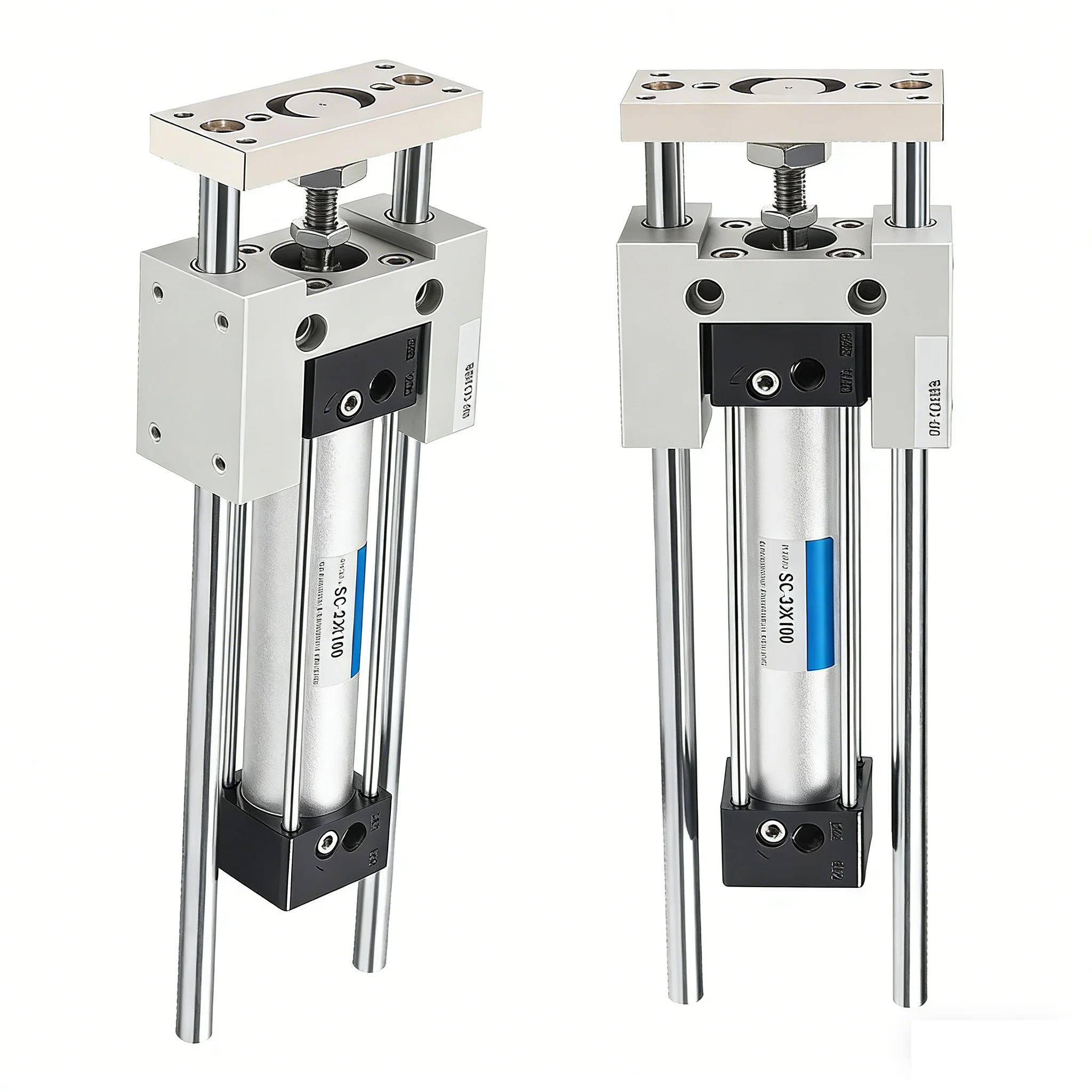 Cylinder with Tape Guide Frame Three-axis Three-rod Cylinder with Guide Rod SC32/40/50/63/80125