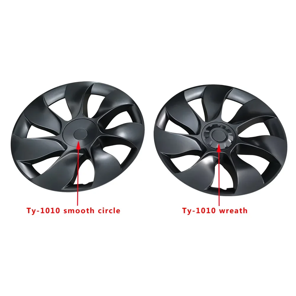 4PCS Hub Cap Performance Replacement Wheel Cap Automobile Hubcap Full Rim Cover Accessories  Model Y 19-Inch 2018-2023