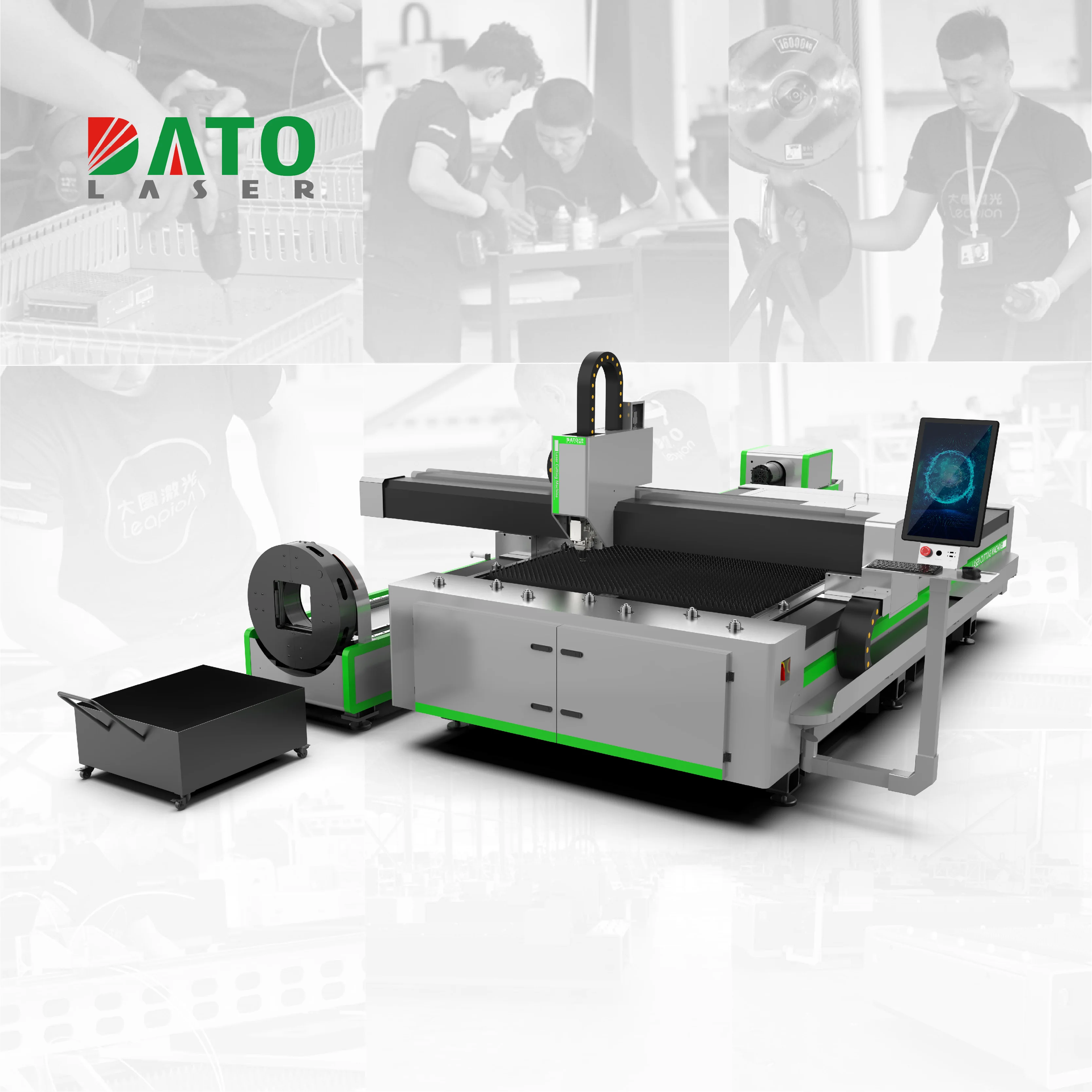 Dato 3015 6015 4020 6025 Metal Cutting Machine Fiber   Tube Sheet Efficient Plate Tube Fiber   Cutting Machine