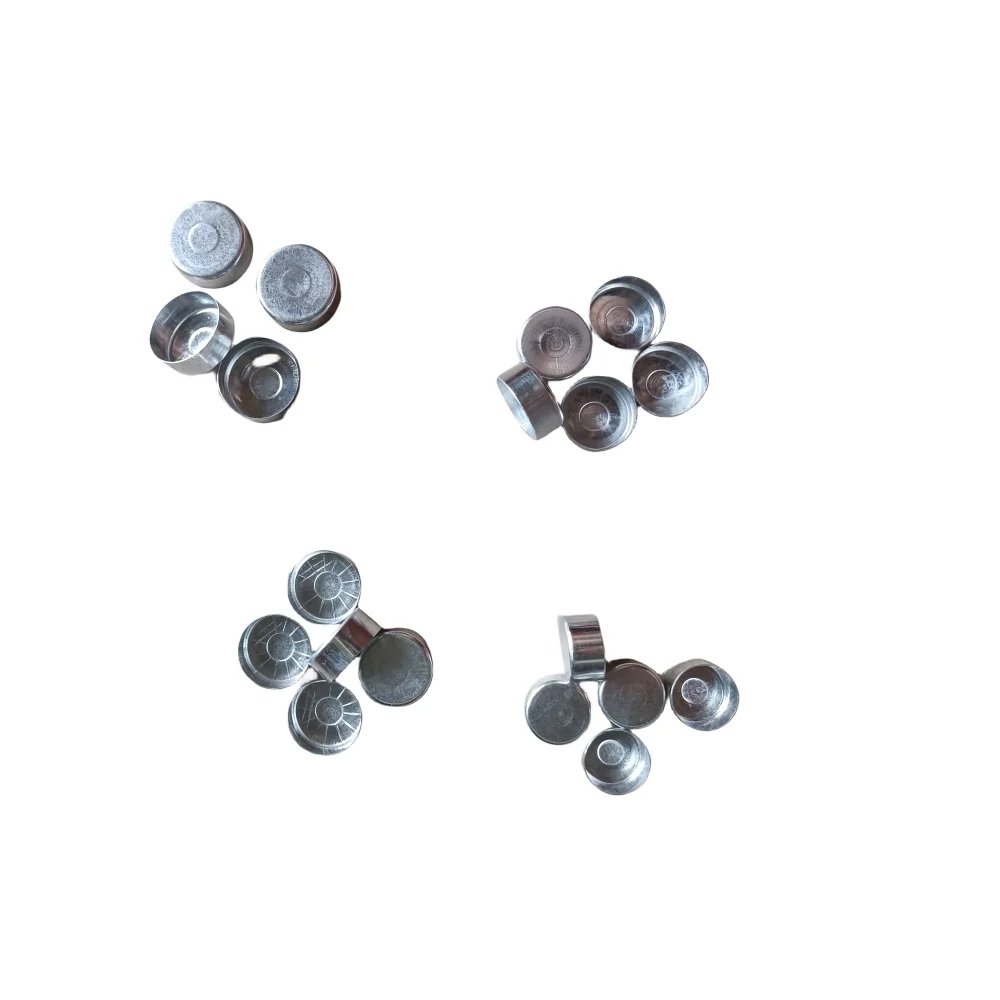 

100 Pieces/lot Diameter 21.85 MM/25mm /25.5mm/28mm Covers for Dental Empty Aluminum Cartridges Only Caps without Dental Tubes