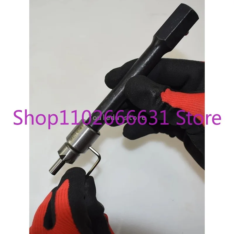 1Set Injector Remover 5Pcs Diesel Injector Seat&Cleaner Carbon Remover Seat Tools Cutter Milling Cutter Set Universal Car Too