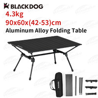 Naturehike-BLACKDOG Aluminium Alloy Folding Table 4.3kg Ultralight Adjustable Height Tea Table Hiking Picnic Camping Portable