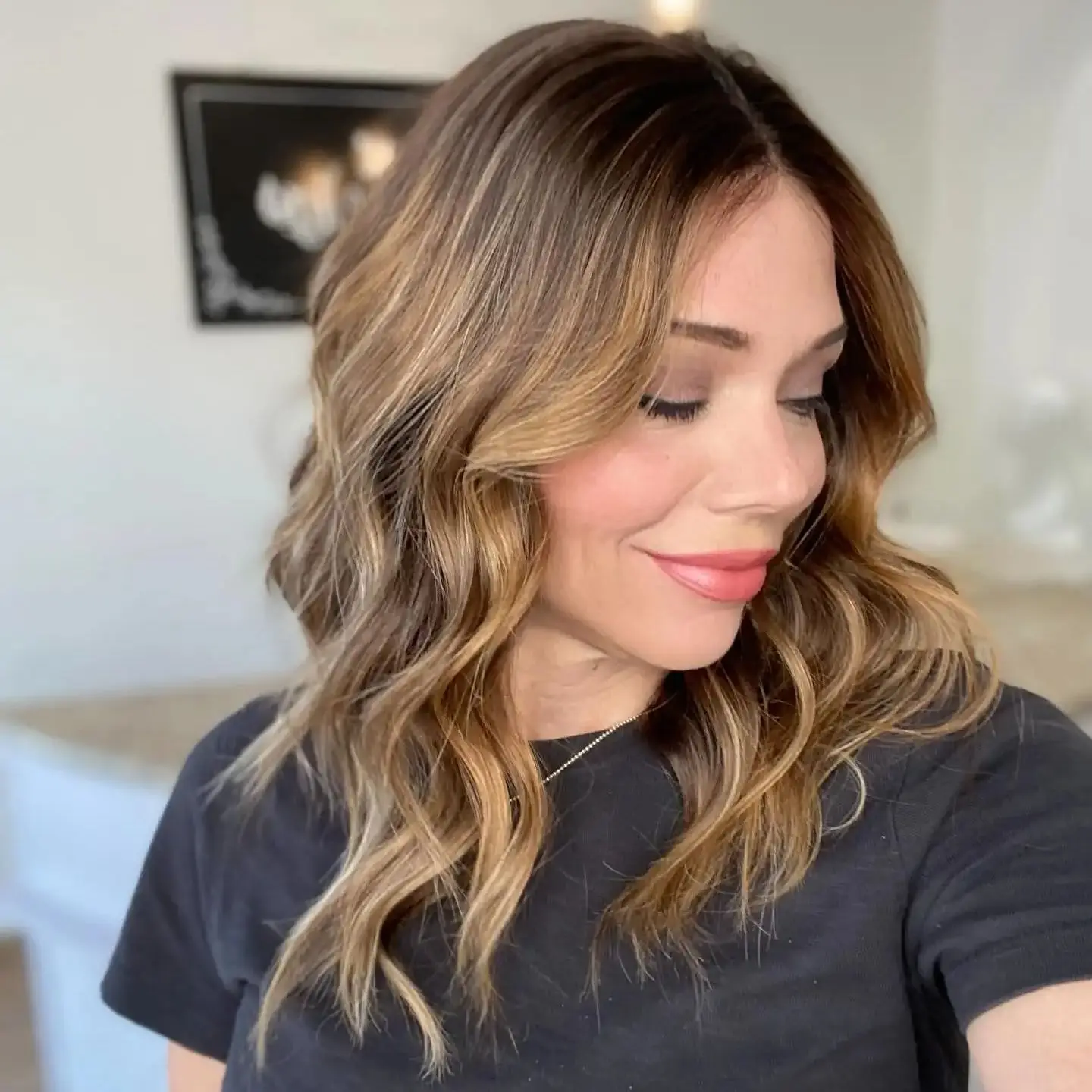 Ежедневные мелированные медово-коричневые парики спереди для белых и черных женщин, объемная волна на плечах, термостойкий синтетический парик, использование для косплея