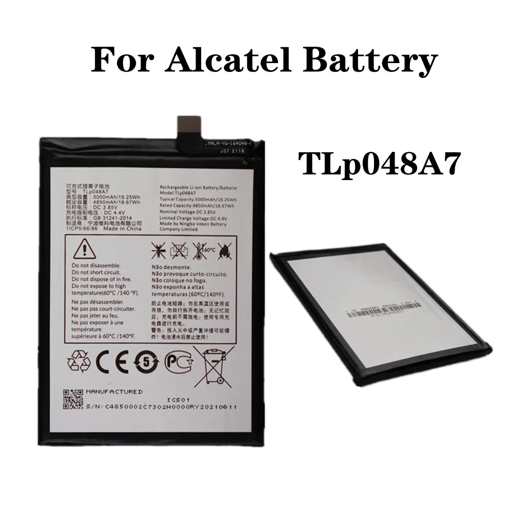 High Quality 5000mAh TLP048A7 Replacement Battery For TCL 20SE Smart Mobile Phone Batteries Batteria