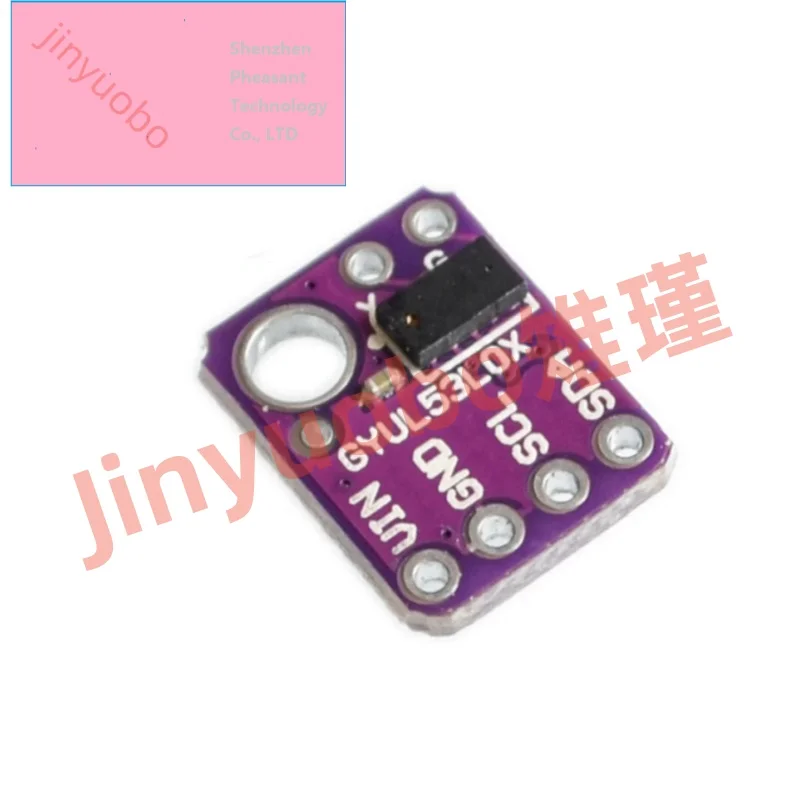 (1 piece) Purple board GY-530 VL53L0X laser ranging ToF ranging flight time ranging sensor module