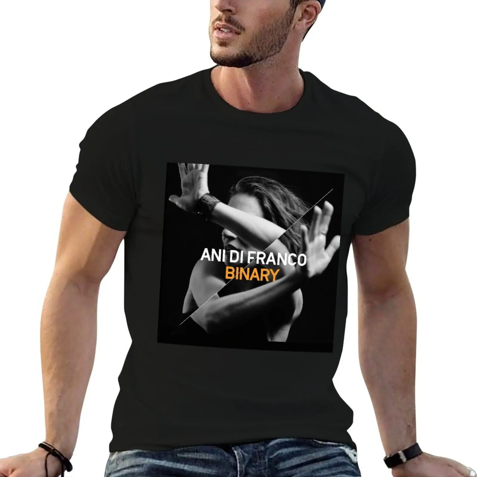 

Ani Binary T-Shirt t shirts cotton 100% t shirts for man cotton soft T-Shirt