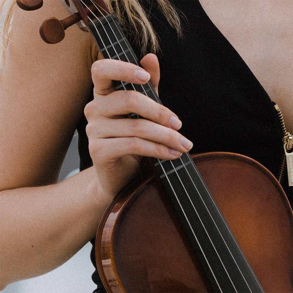 

2pcs Violin Fingerboard Position Tape Reusable Durable Learning Aid Beginner Fingering Sticker Note Locator Tool Instrument