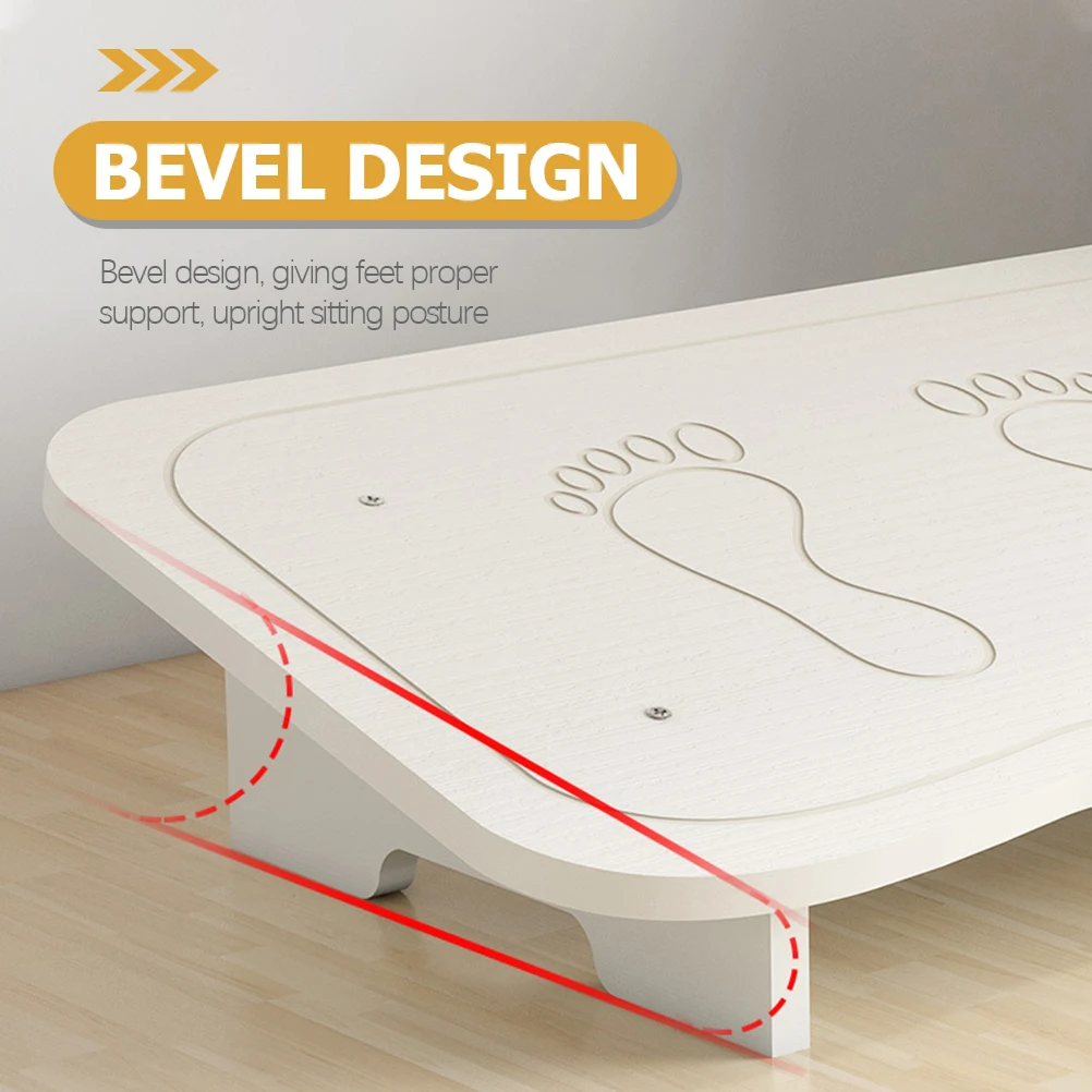 

Foot Stool Under Desk Footrest For Office Kids Piano Support Non-Slip Step Stool Home Bedroom Leg Rest Comfortable Height