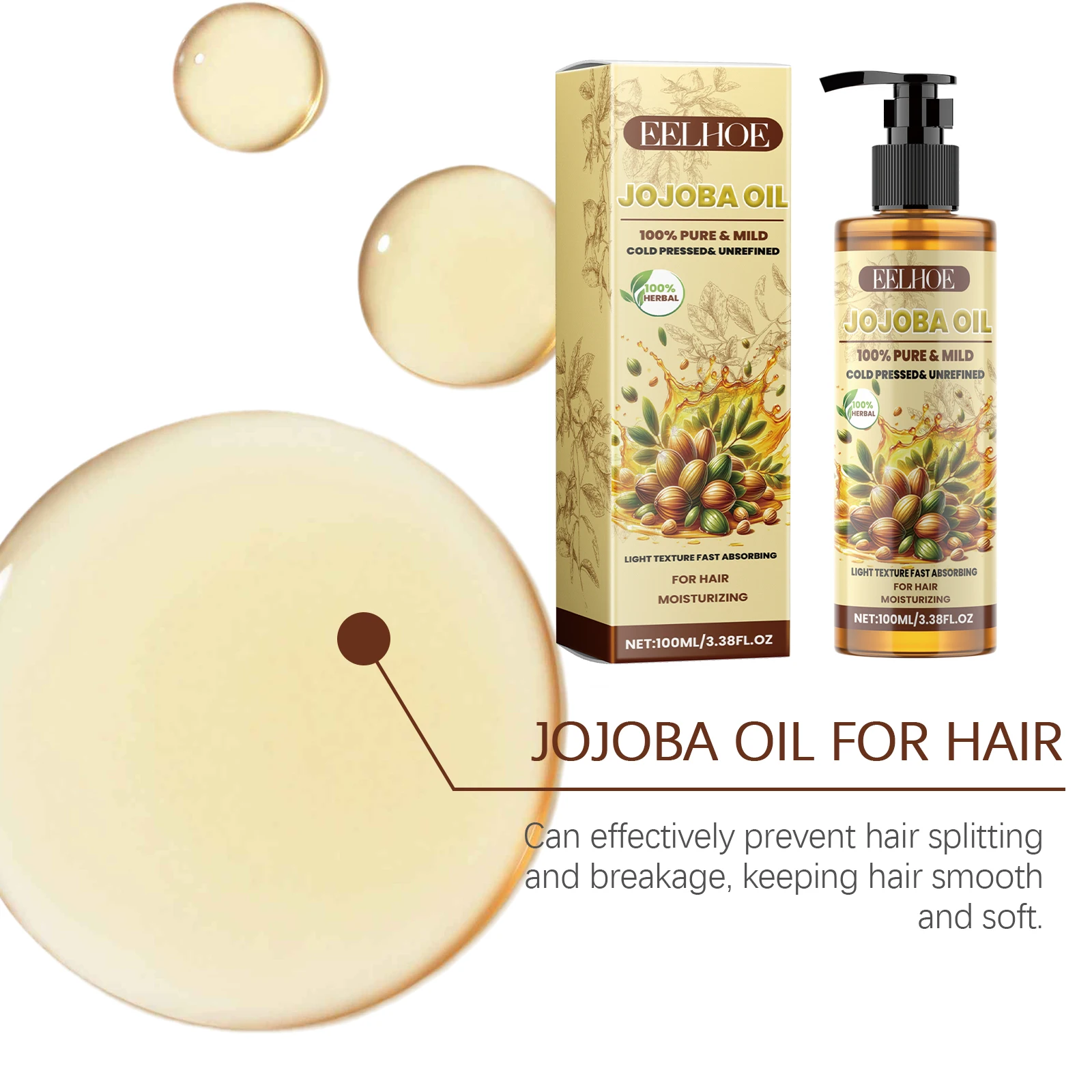 Organik Jojoba Yağı Saç Büyüme - Split End Repair Serum incelemesi ve fiyatı