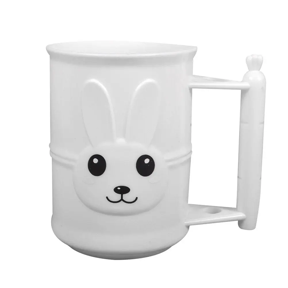 

Креативный стакан для зубных щеток и пасты, многофункциональный стакан для ванной комнаты, портативная кружка для сока, мультяшный дизайн, белый цвет