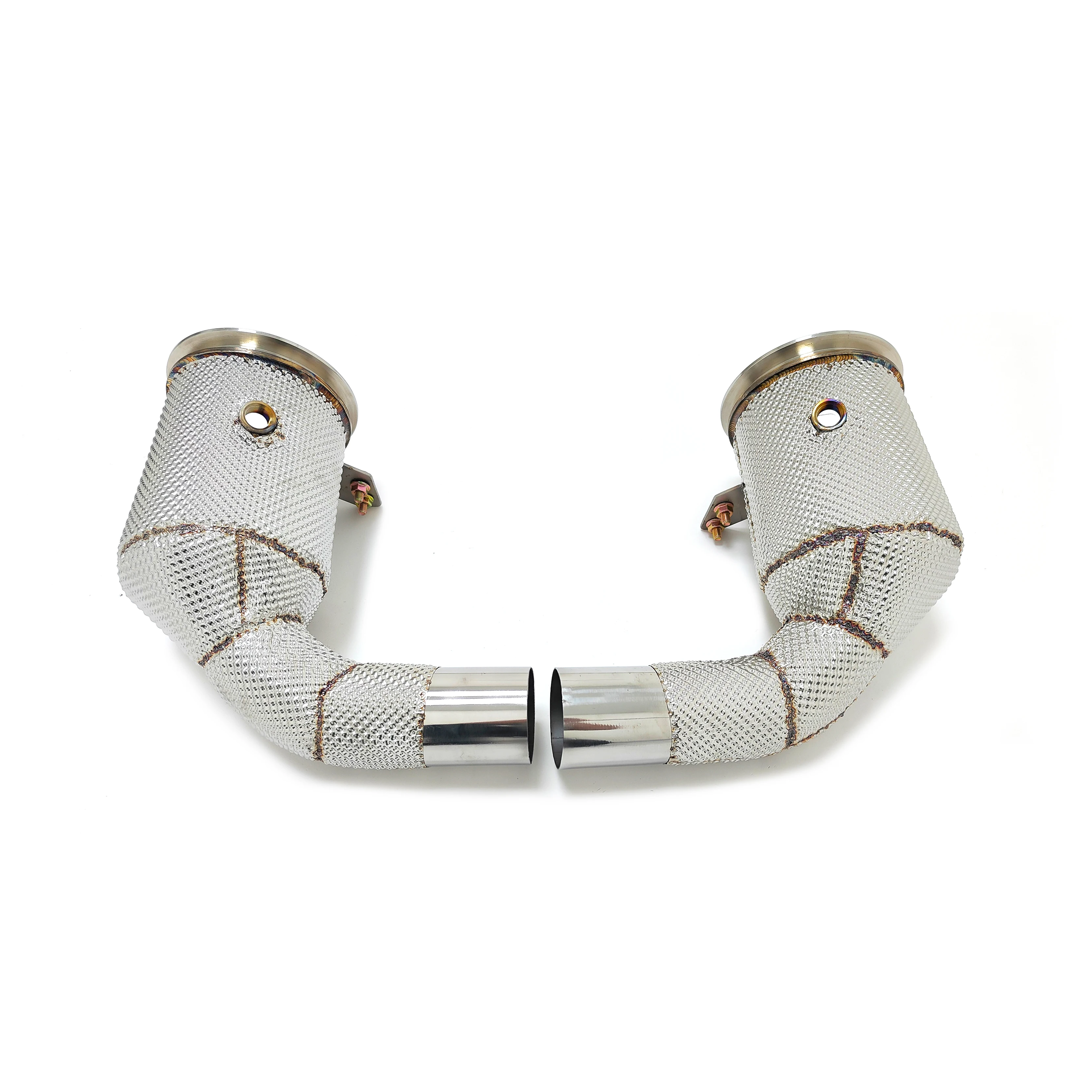 Hot Sale CSZ High Quality Stainless Steel Sport Downpipe for   911 992 3.0T Free Flow Downpipe Headers With Heatshield