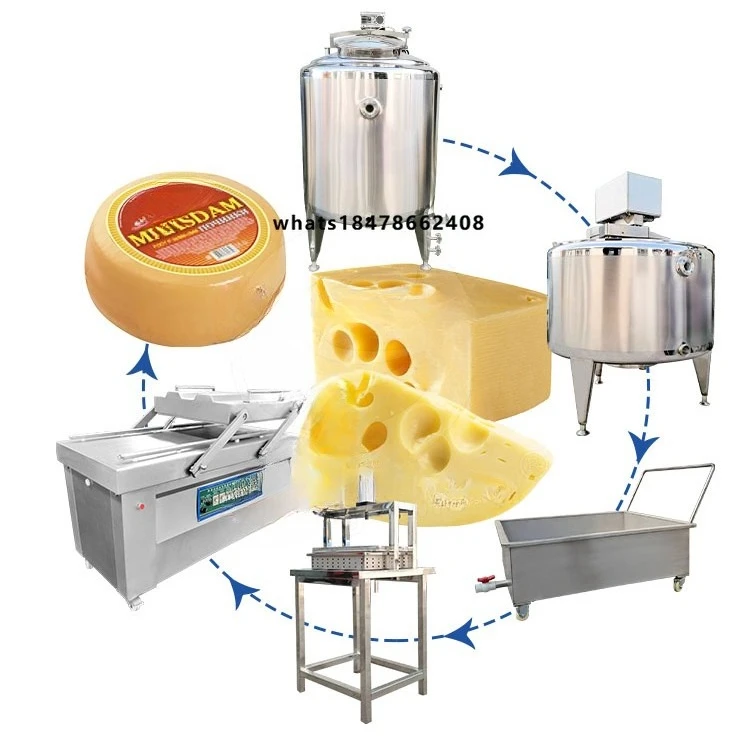 High Quality Feta Cheese Make Machine Cheese Press Machine Small Scale Cheddar Cheese Production Line