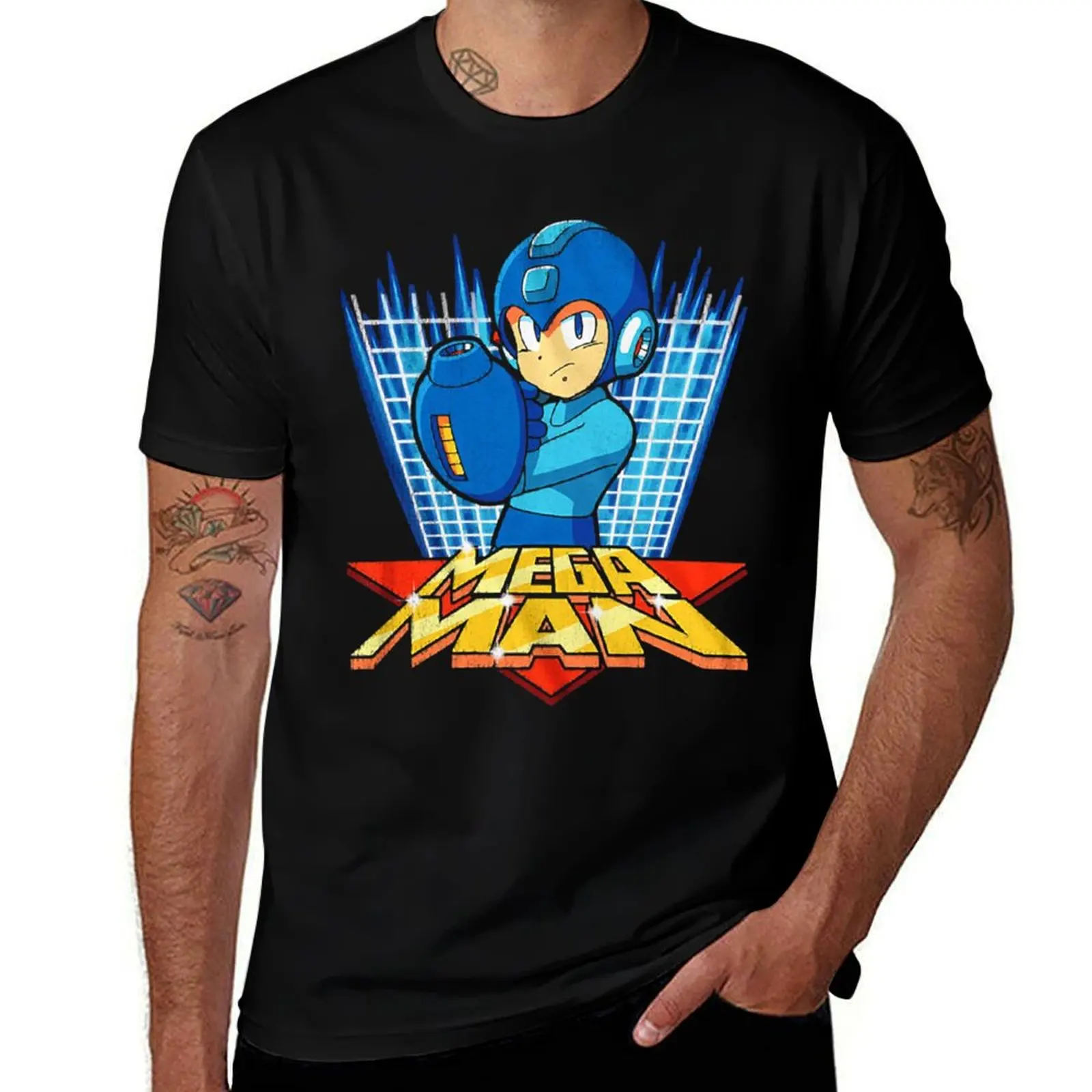 

Men Women Scifi Mega Video Game Man Gifts Birthday T-Shirt boys animal print man clothes mens designer clothes