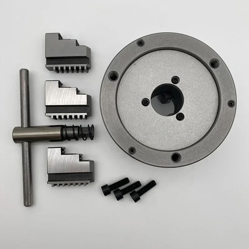 3 jaw chuck 130mm manual metal self-centering lathe chuck K11-130 SAN OU brand lathe tool accessory