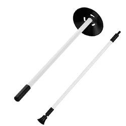 Golf Flagstick Practice Putting Green Flag Stick for Yard Golf Pole Pin Flagpole Portable 2-Section Design