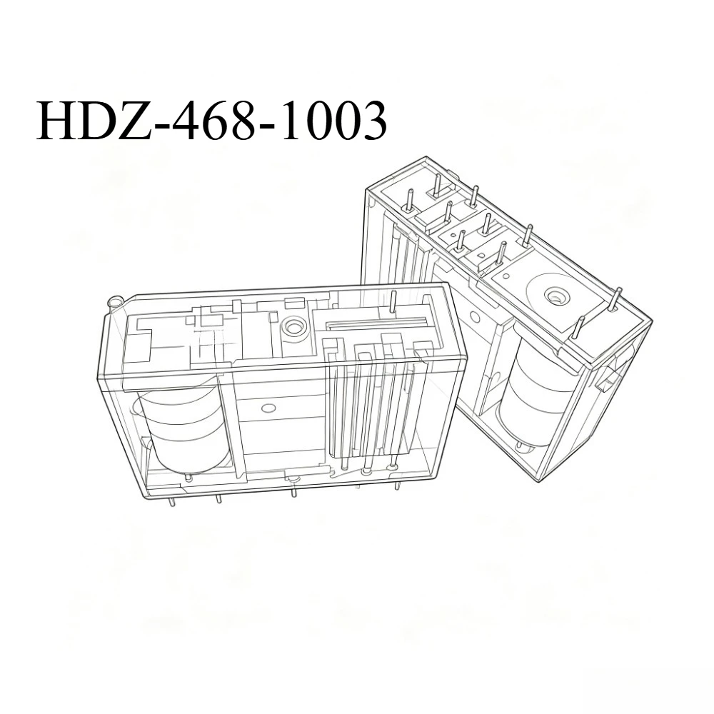 original HDZ-468-1003 24V  HDZ-468-1003 10pin HDZ-468 468-1003 DC24V 24V DIP10 24VDC 6A 3 On 1 off safety relay