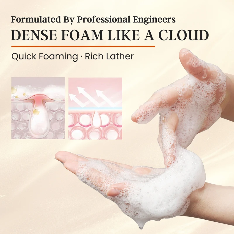 منظف فيتامين C طبيعي لجميع الوجه، 150 مل، ينظف بعمق، يذوب الشحوم، يضيء البشرة بشكل جيد مع حمض الهيالورونيك #4