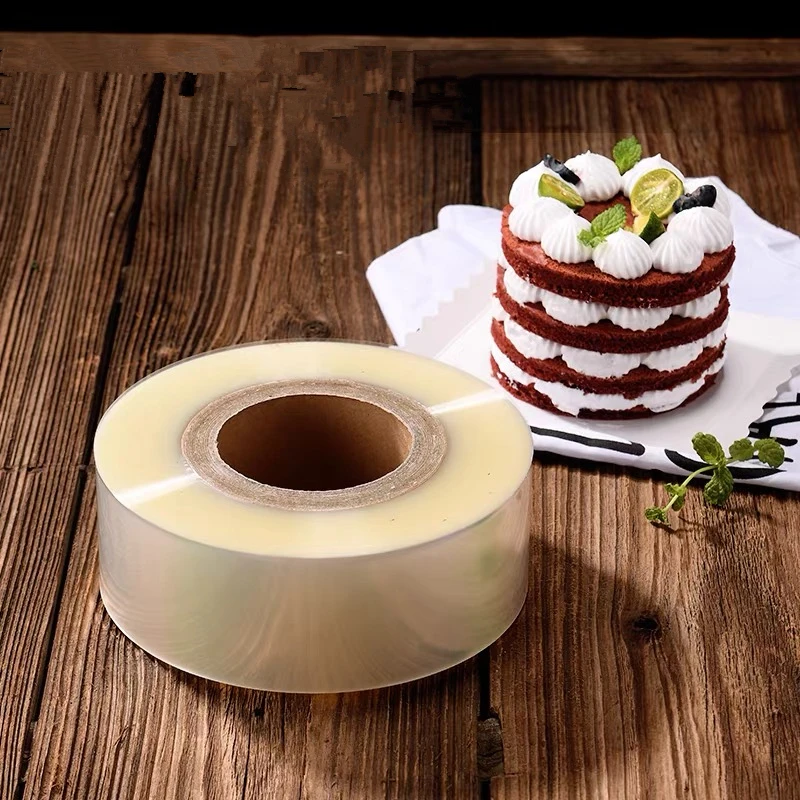 200 Meters DIY Cake Tools Collar Chocolate Mousse Transparent Surrounding Edge Decorating Acetate Sheet Baking Clear Roll