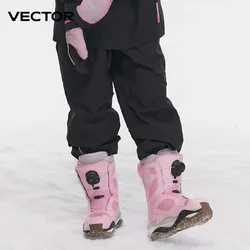 Pantaloni da sci invernali di marca VECTOR da donna Pantaloni da neve caldi impermeabili antivento di alta qualità da esterno Pantaloni da snowboard da sci invernale