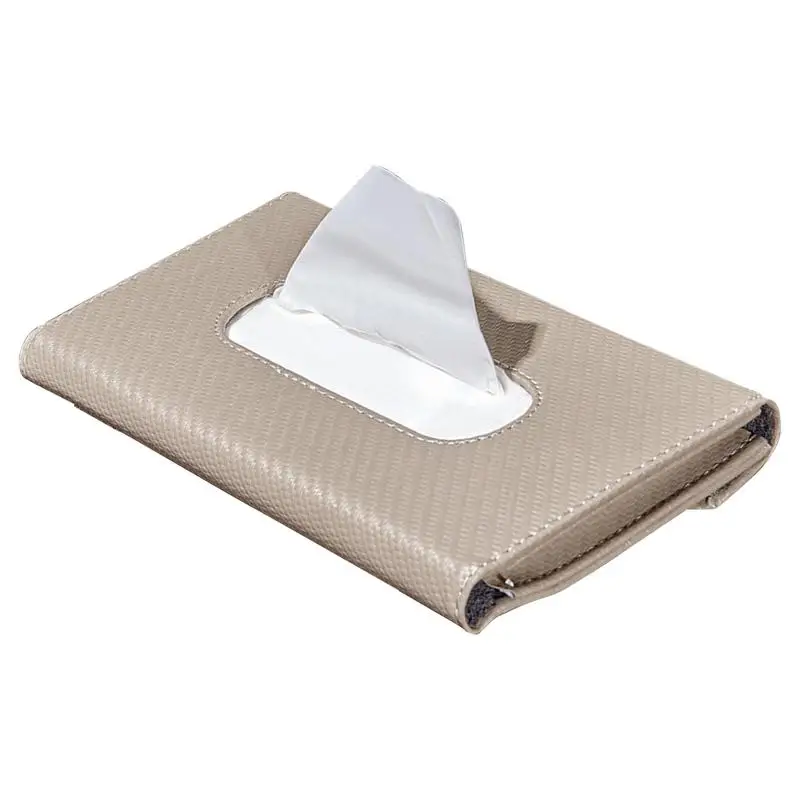 Visor Tissue Container Napkin Tissue Container For Sun Visor Car Napkin Box Paper Storage Box For Bathroom Kitchen SUVs