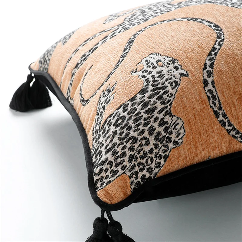 【¡¡Stock limitado!】 Funda de almohada con patrón antiguo, funda de cojín decorativa de animales místicos, cama de jardín Tropical para el hogar, almohada para sofá