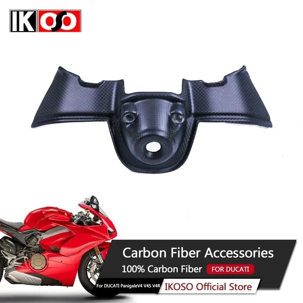 

For Ducati Panigale V4/V4S/V4R Full Dry 3K Carbon Fiber Lock Cover Decorative Shell Fairing Motorcycle Modification Accessories