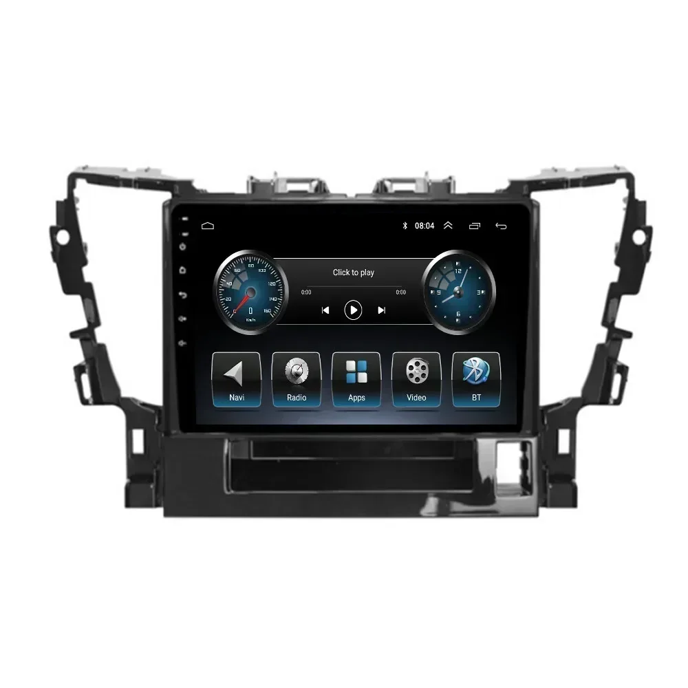 2 Din Android 13 Car Stereo Radio DVD GPS Multimedia Video Player 5G WiFi Camera DSP Carplay For Toyota ALPHARD Vellfire ANH30