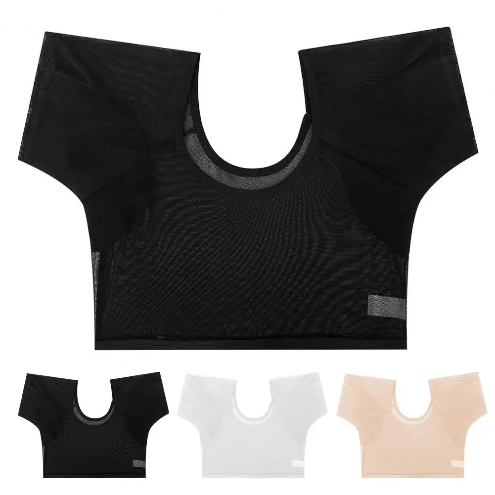 女性トップスローカラー半袖ショルダーパッド入りトップスパッド洗えるシースルーショートトップス斜め肩コレクター