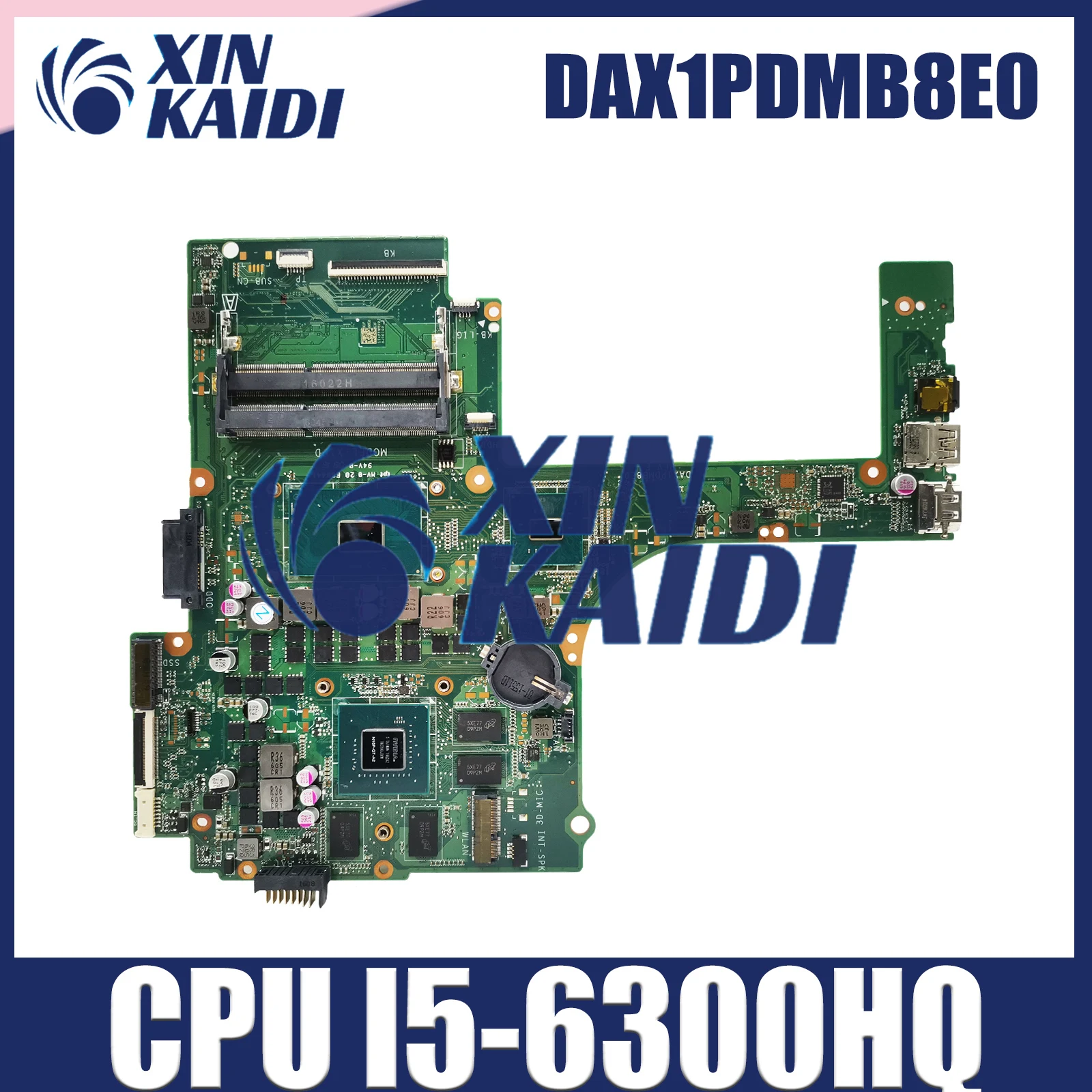 832847-601 Notebook Mainboard For HP Pavilion 15-AK Laptop Motherboard DAX1PDMB8E0 With I5-6300HQ CPU GTX950M DDR3 100% Tested