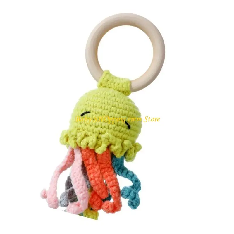 23GD Crochet Baby Toy encantador Medestabia Madera TEATER Baby Auditorio Desarrollar juguete