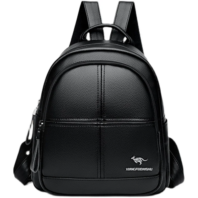 Borsa da viaggio casual da donna Bapa in vera pelle di Hong Kong in morbida pelle Bapa Faionable versatile per il tempo libero