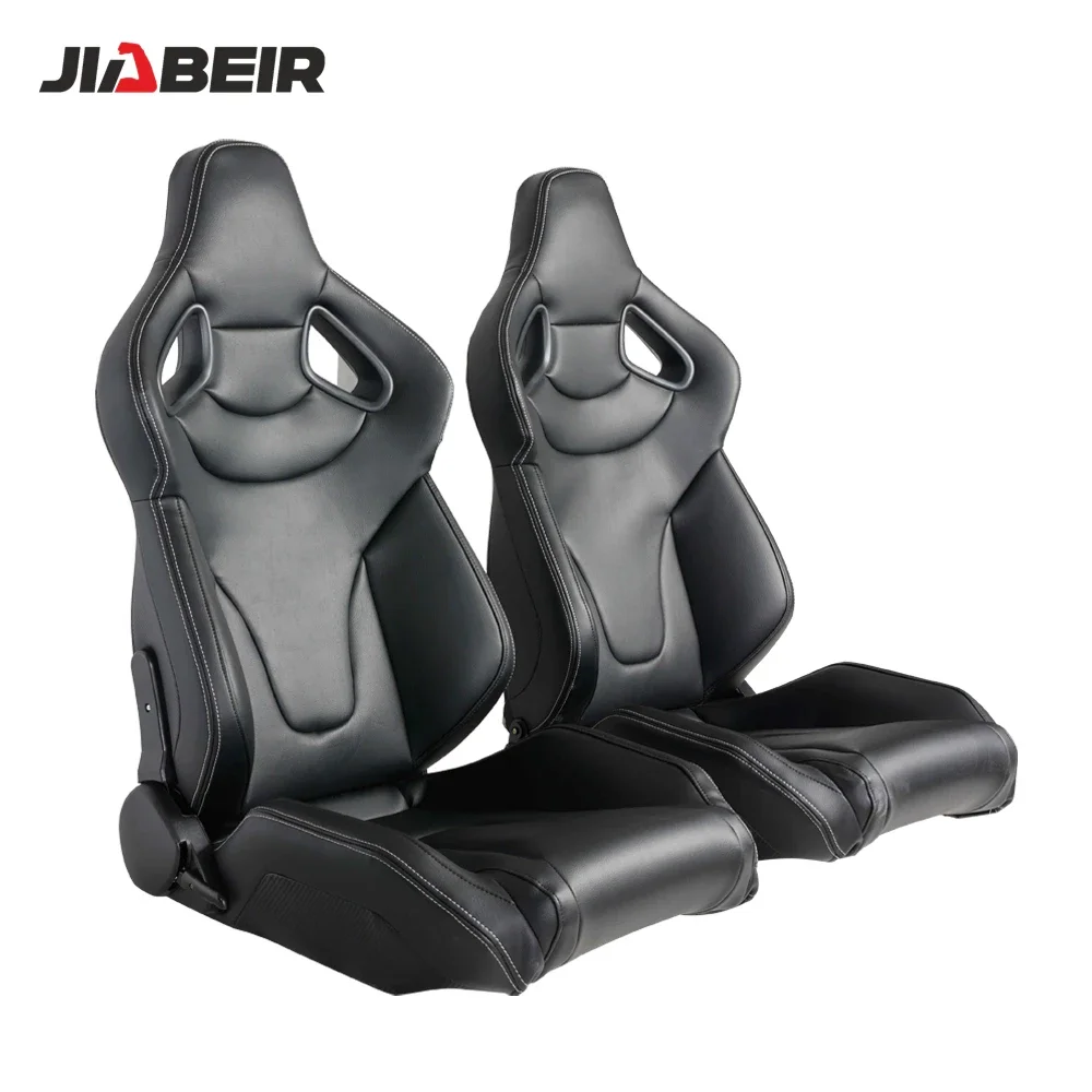 1093 Universal Sport Adjustable Auto PVC Cover Car Racing Seat