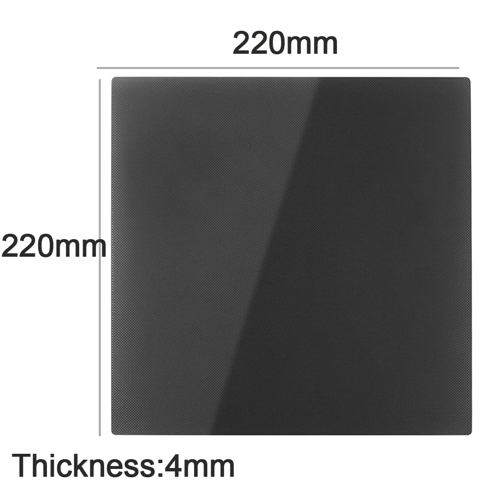 220x220mm Glass Ultrabase Heated Bed Build Surface Glass Plate + 4 PCS Clamps for Anet A8 Wanhao Duplicator i3 Monoprice Maker