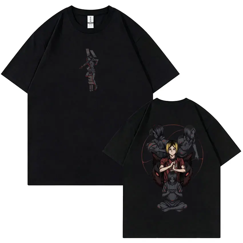 Anime Haikyuu Kozume Kenma Graphic T-shirt Men Fashion Manga Oversized T Shirt Men's Summer Casual Vintage Short Sleeve T-shirts